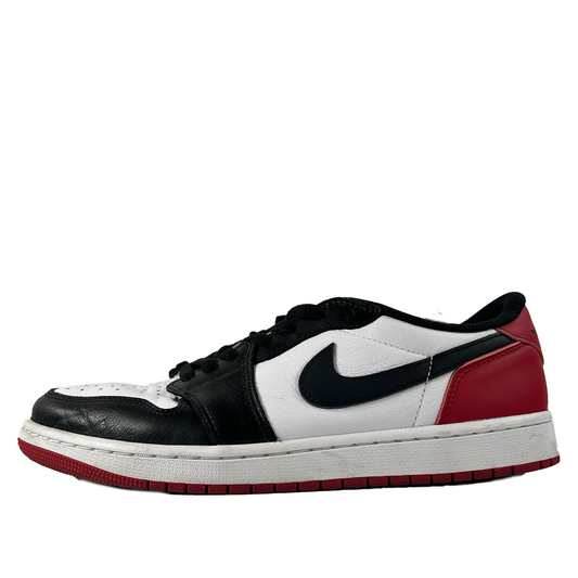 CZ0790 106  Jordan 1 Retro Low OG Black Toe (2023) [USED] - 10 M (Used) (No Box)