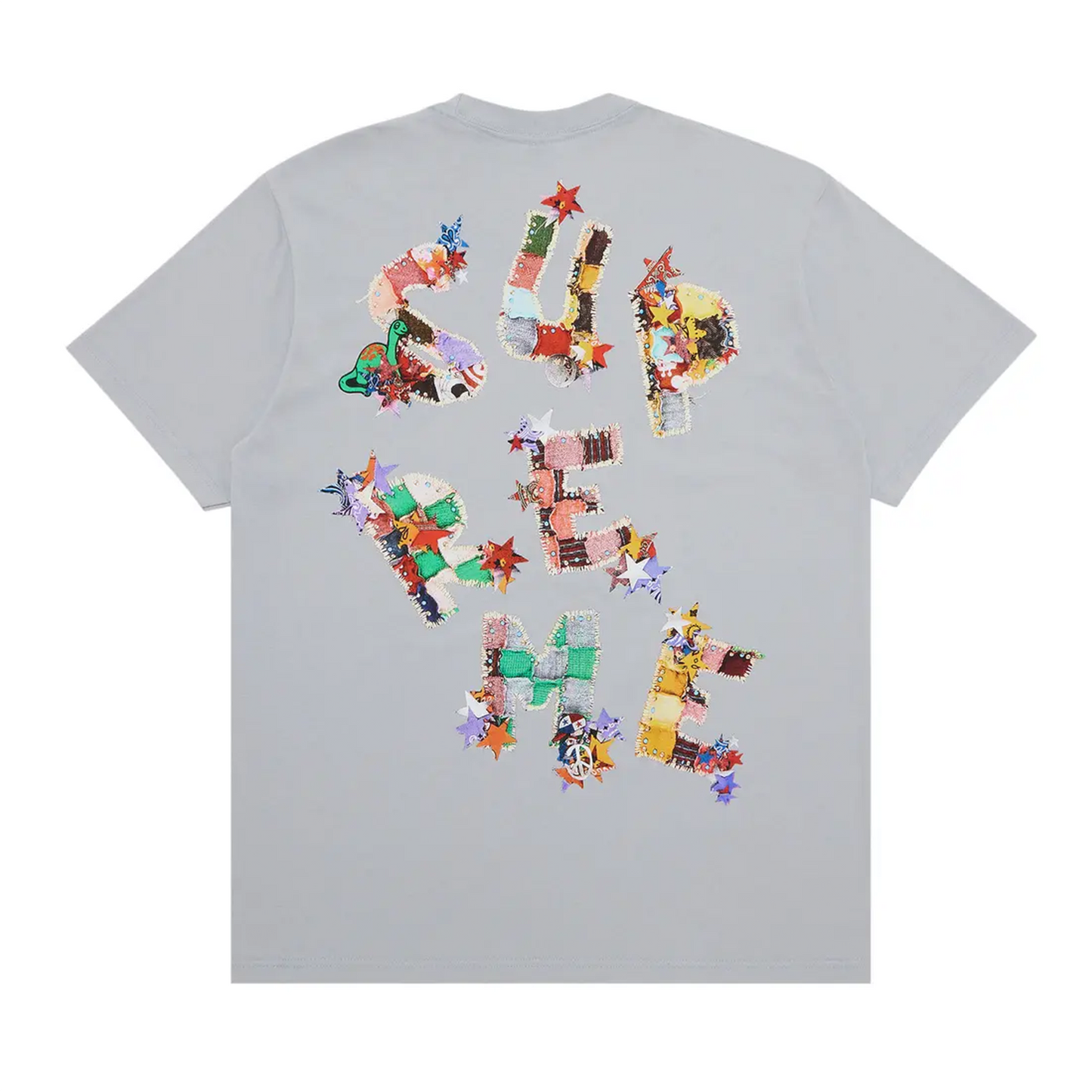Supreme Patchwork Tee Cement