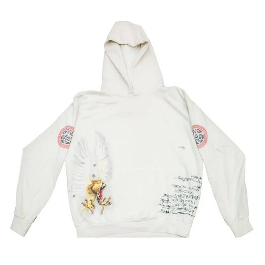 Cactus Jack by Travis Scott Circus Maximus Europe Tour 2024 Hoodie White [USED] - XXL (Used)