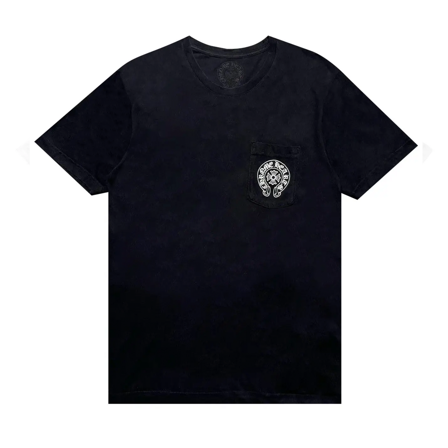 Chrome Hearts Hong Kong Horseshoe Pocket Tee Black [USED] - XL (Used)