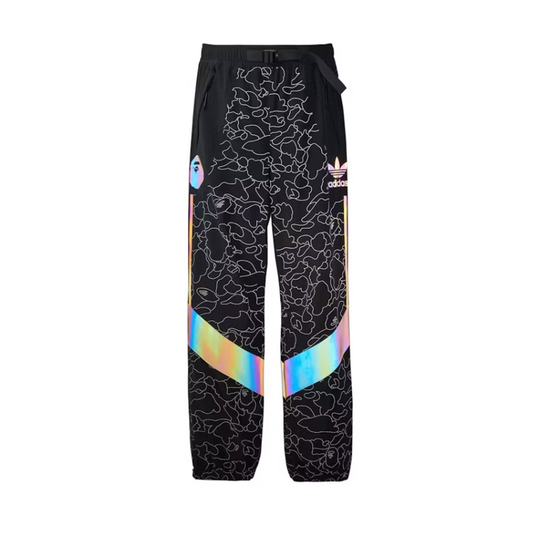 BAPE x Adidas Slopetrotter Pants Black [USED] - M (Used)