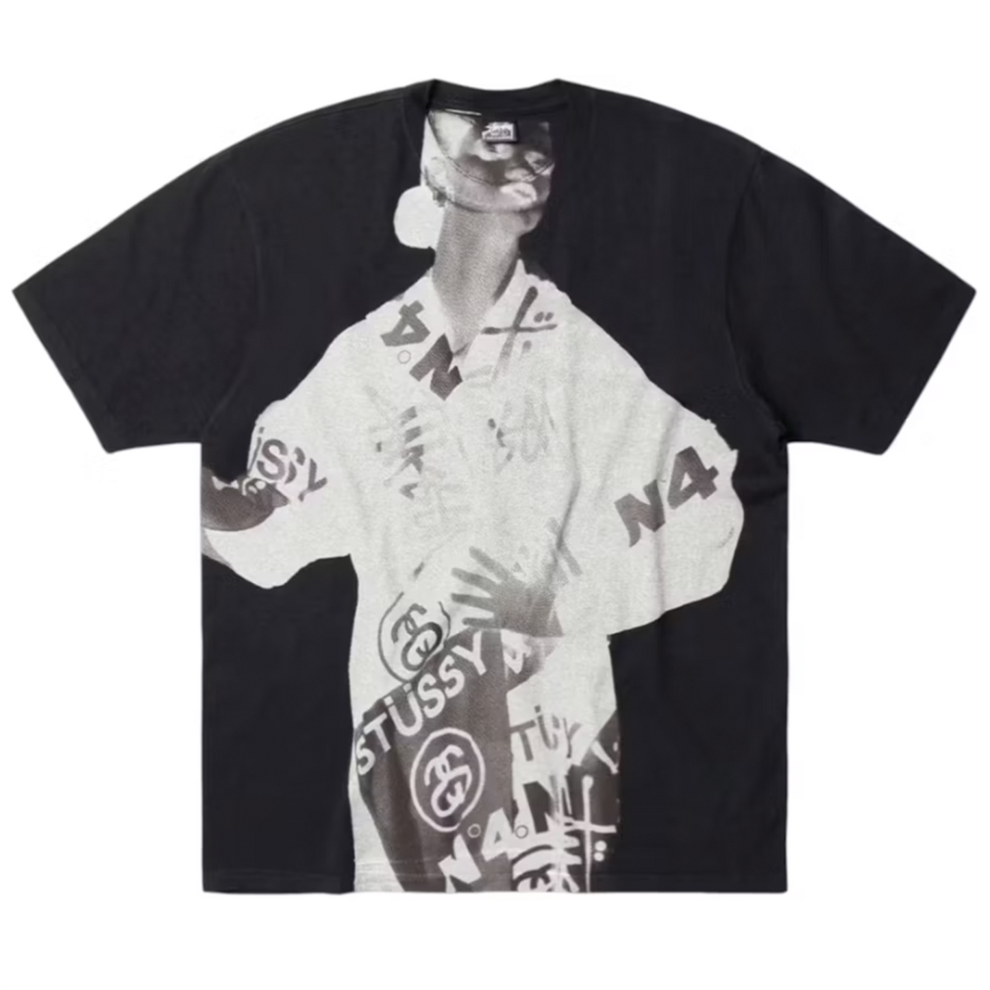 Stussy Paris Tee Faded Black