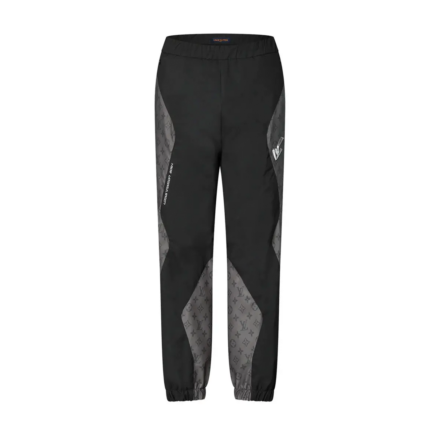Louis Vuitton Black & Grey 2054 Monogram Heat Reflective Track Pants [USED] - 42 EU / 32 US (Used)