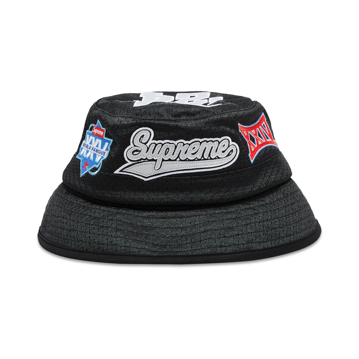 Supreme Playoffs Mesh Crusher Hat Black