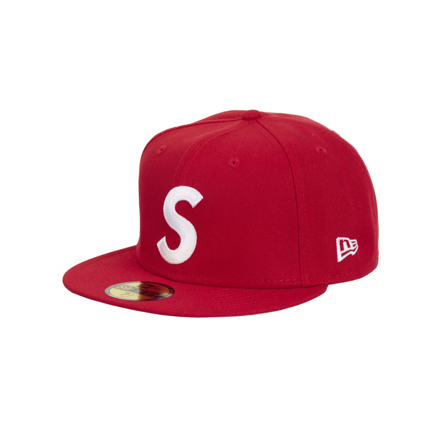 Supreme Screw Ball S Logo New Era 59Fifty Fitted Hat Red