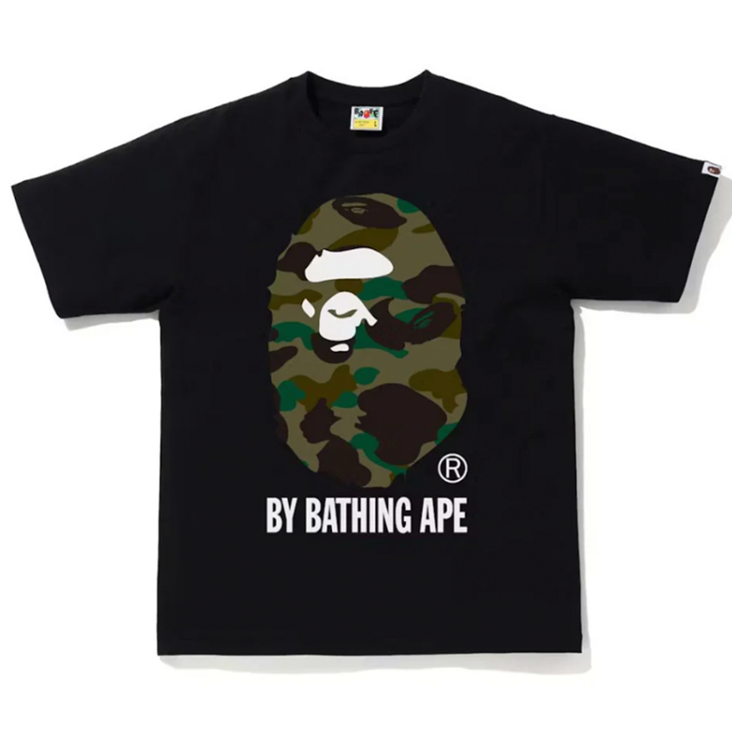 BAPE 1st Camo By Bathing Ape Tee Black/Green  [USED] - 3XL (Used)