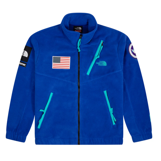 Supreme The North Face Trans Antarctica Expedition Fleece Jacket Blue