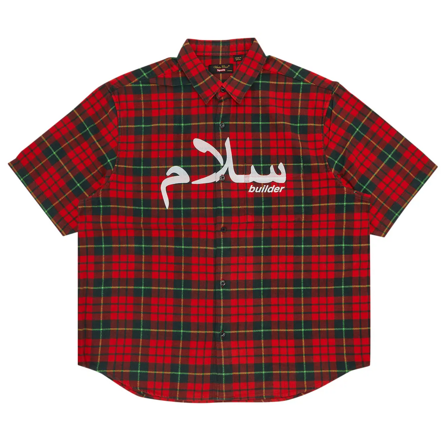 Supreme UNDERCOVER S/S Flannel Shirt Red Plaid [USED] - L (Used)