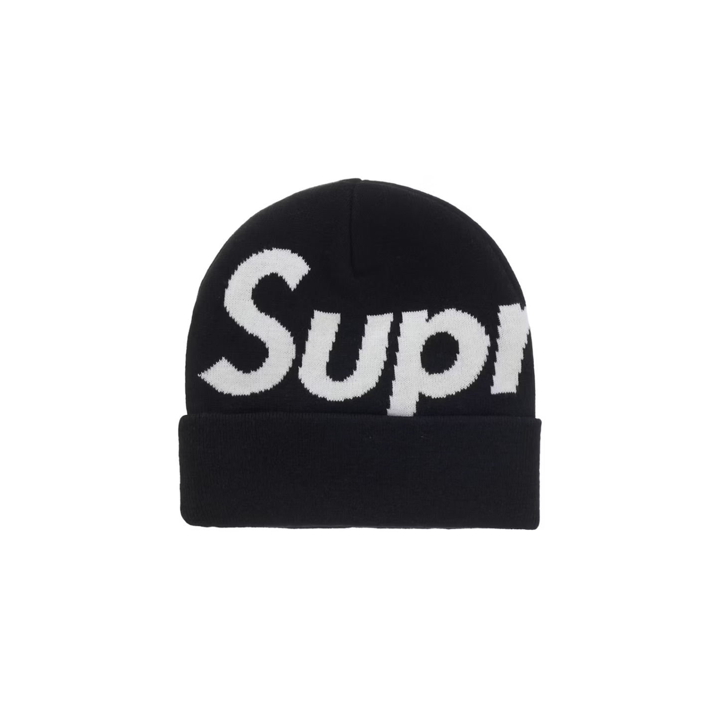 Supreme Big Logo Beanie (FW25) Black [USED]