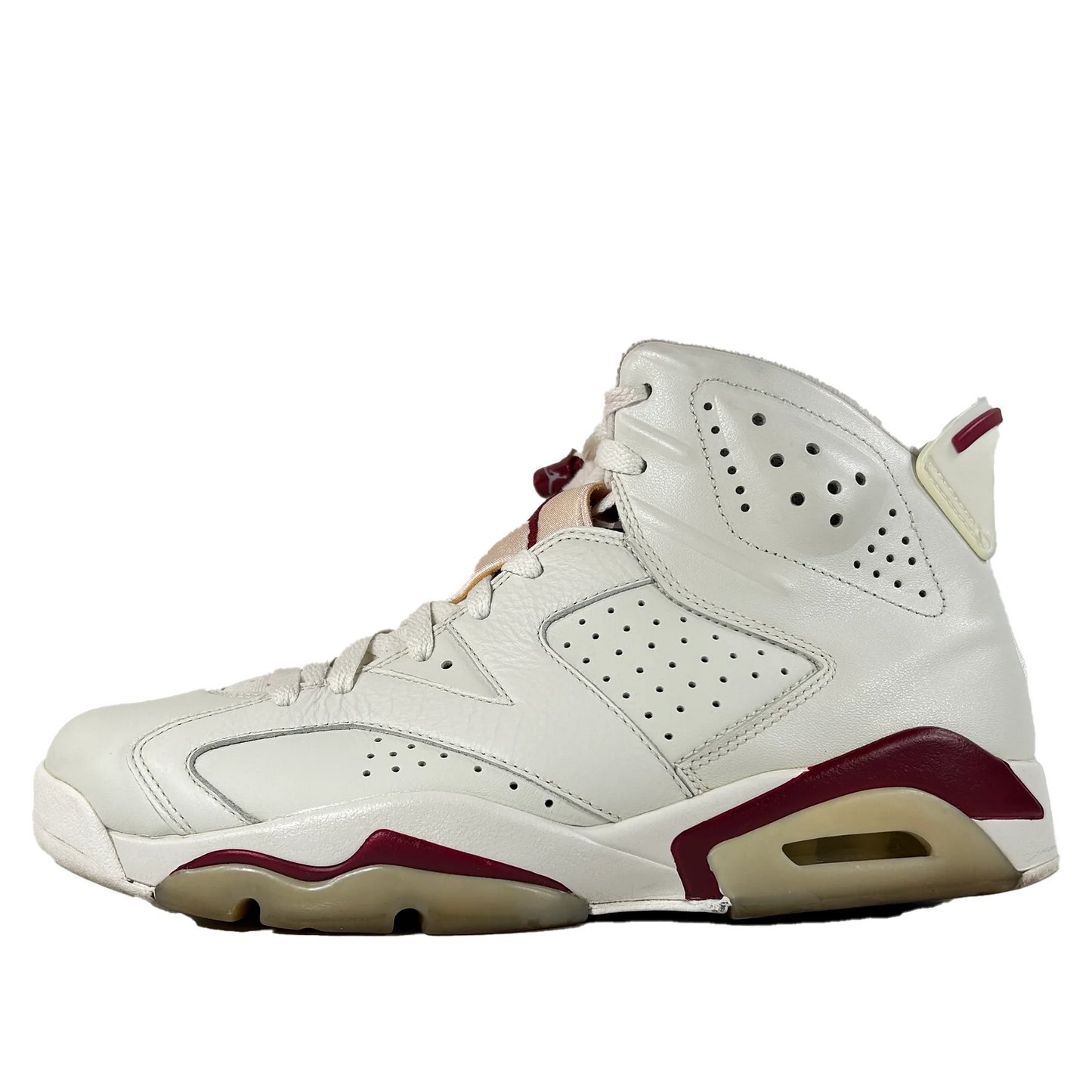 384664 116 Jordan 6 Maroon [USED] - 10 M (Used) (No Box)