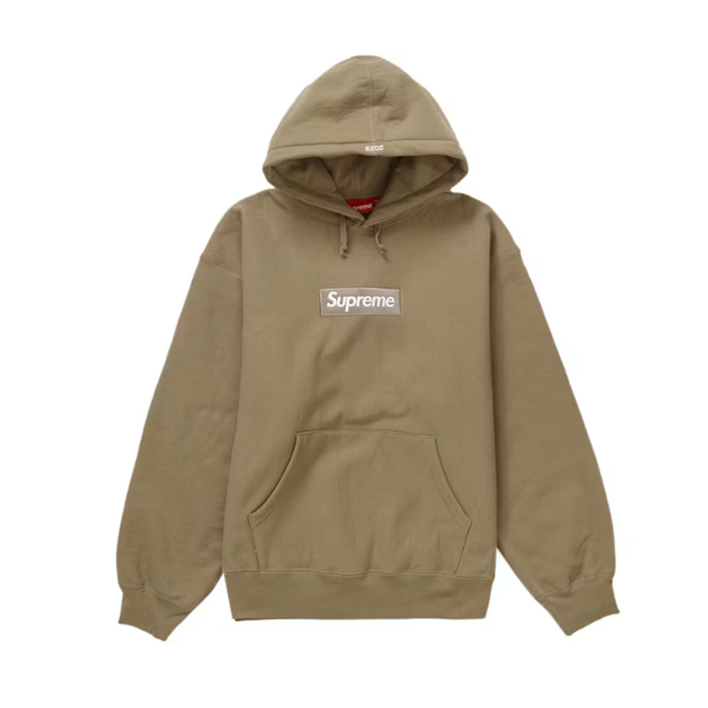 Supreme Box Logo Hooded Sweatshirt (FW23) Dark Sand [USED]  - M (Used)