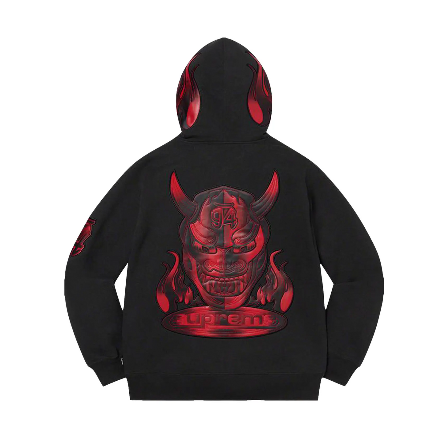 Supreme Demon Zip Up Hooded Sweatshirt Black [USED] - XL (Used2)