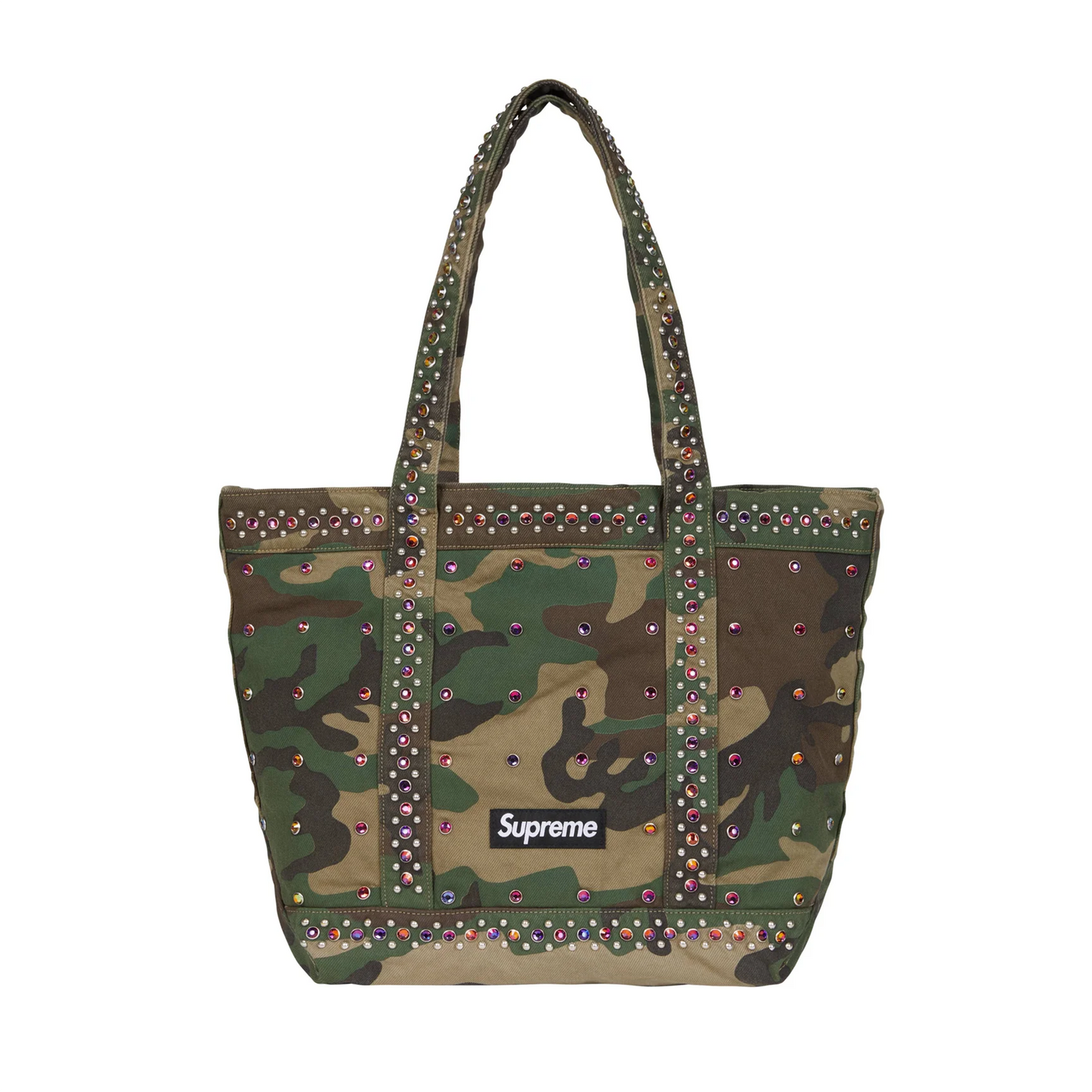 Supreme b.b. Simon Denim Tote Bag Woodland Camo