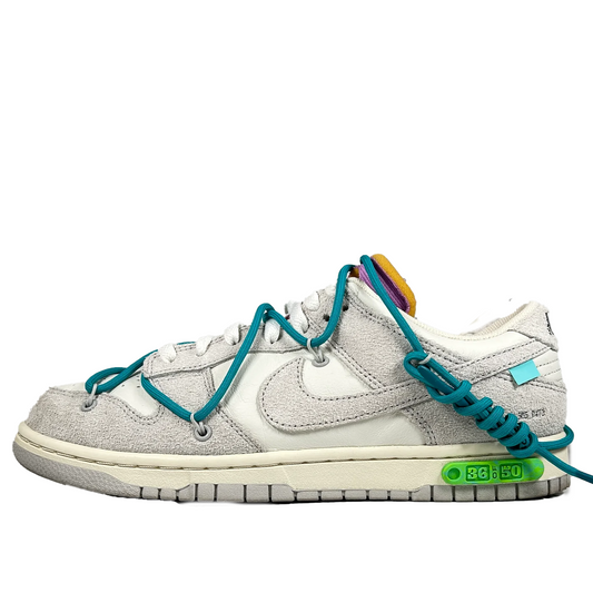 DJ0950 107 Nike Dunk Low Off-White Lot 36 [USED] - 8.5 M (Used)