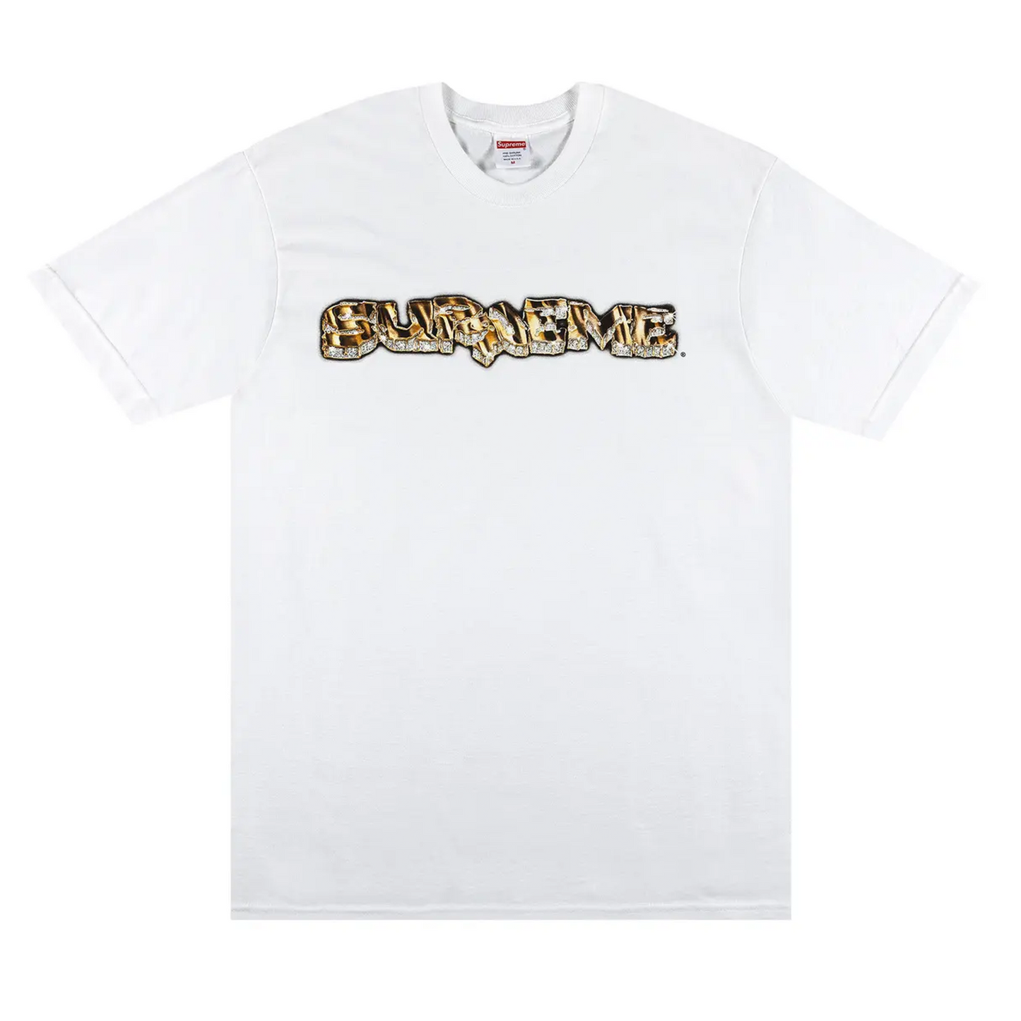 Supreme Diamond Tee White [USED] - XL (Used)