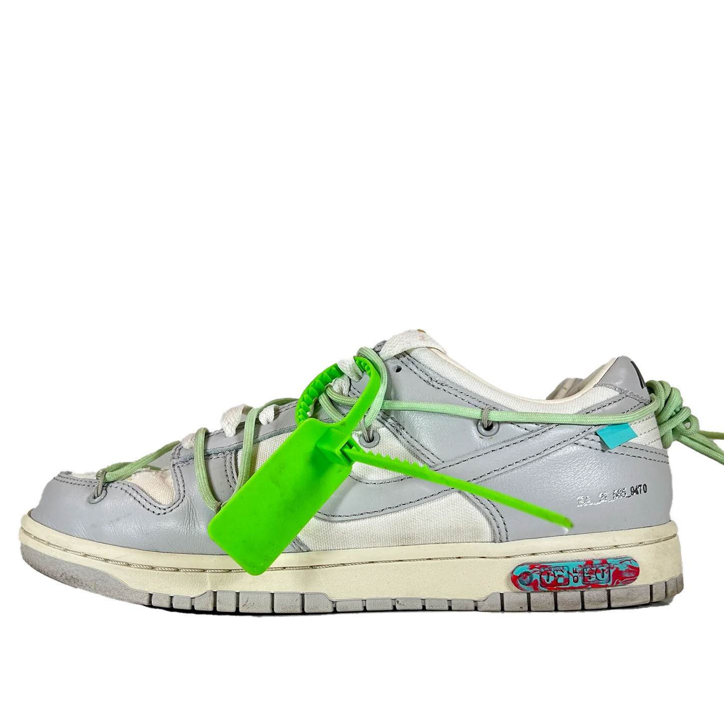 DM1602 108 Nike Dunk Low Off-White Lot 7 [USED] - 9.5 M (Used2)