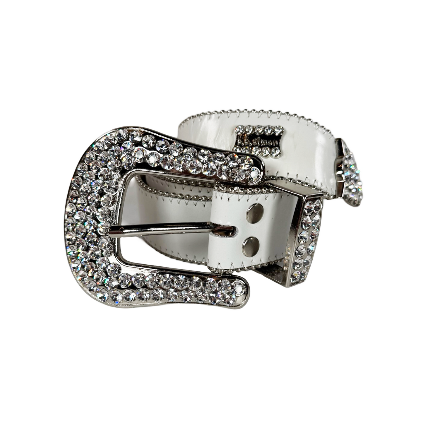 B.B. Simon Belt - White [USED] - 34 (Used)