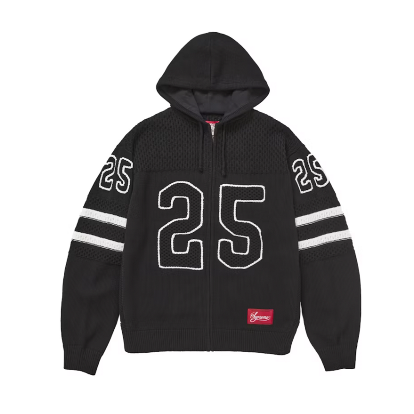 Supreme Sport Zip Up Hooded Sweater (FW25) Black