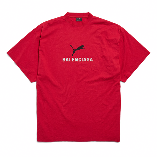 Balenciaga x Puma Oversized T-Shirt Red