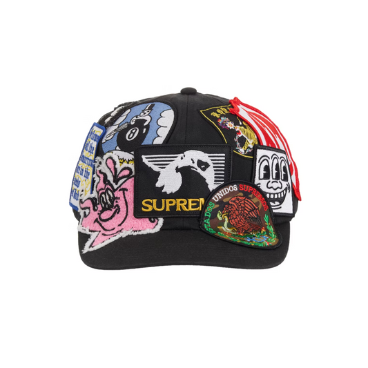 Supreme Patches 6 Panel Black [USED]