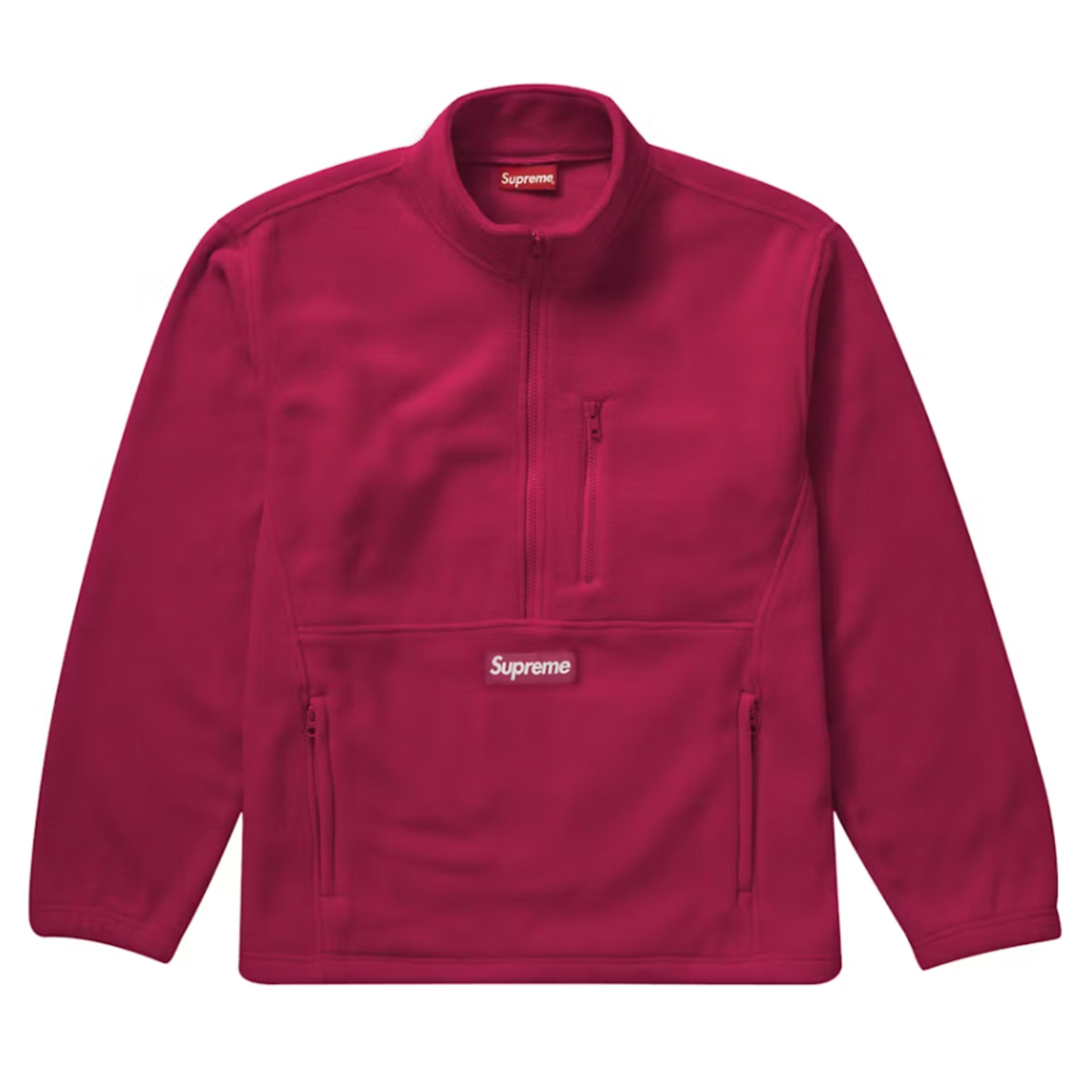 Supreme Polartec Half Zip Pullover (FW21) Magenta [USED] - M (Used)