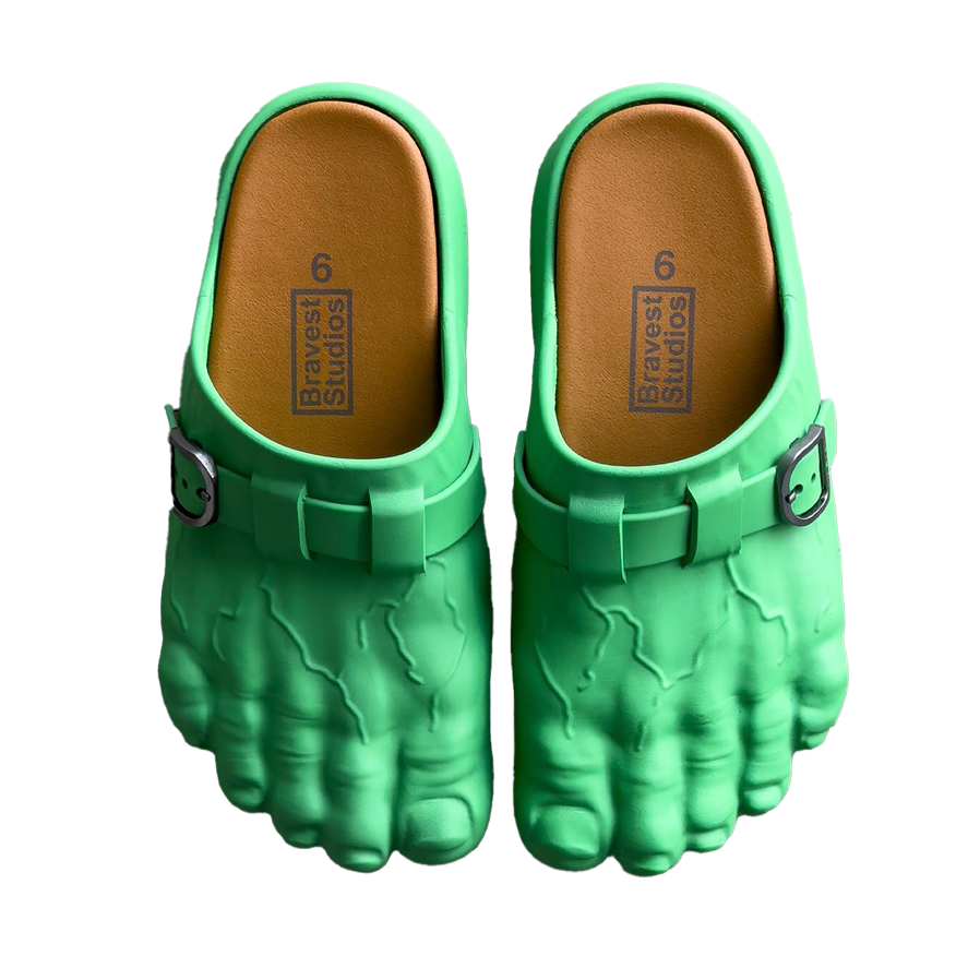 Bravest Studios Foot Clog Green