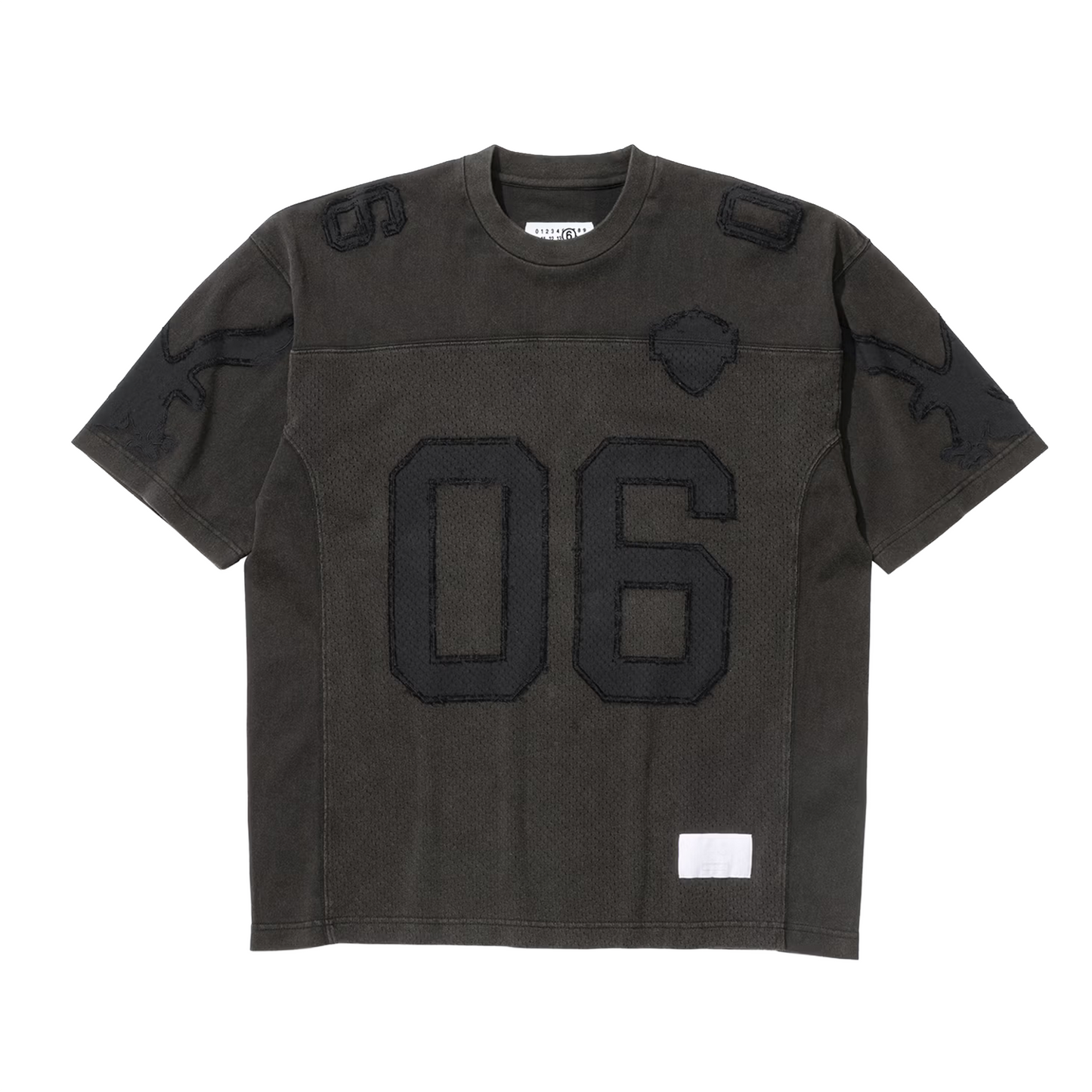 Supreme MM6 Maison Margiela Cotton Football Jersey Black