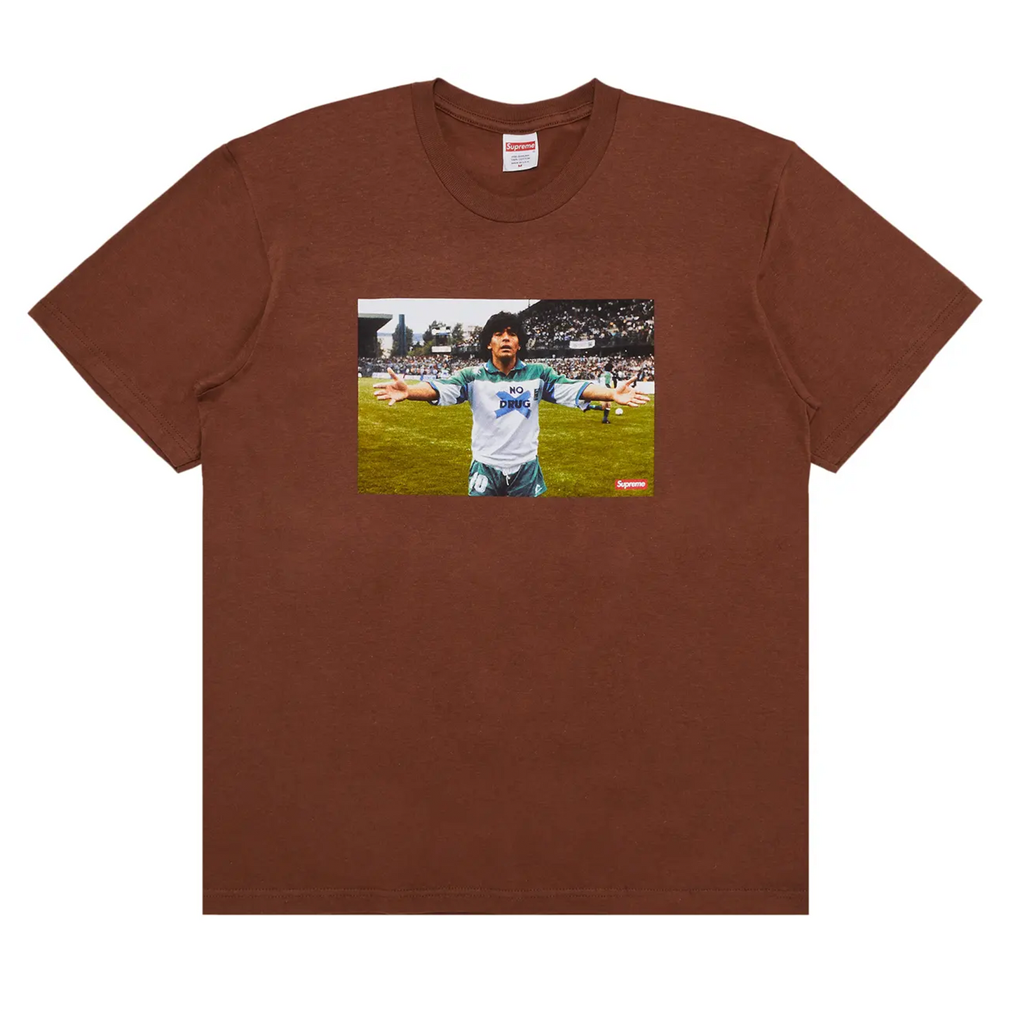Supreme Maradona Tee Brown