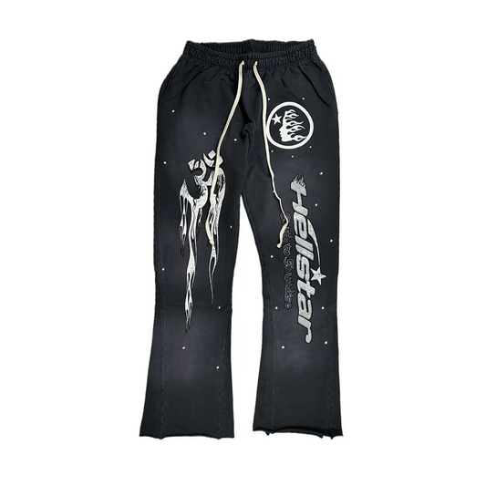 Hellstar Racer Sweatpants Vintage Black [USED] - M (Used)