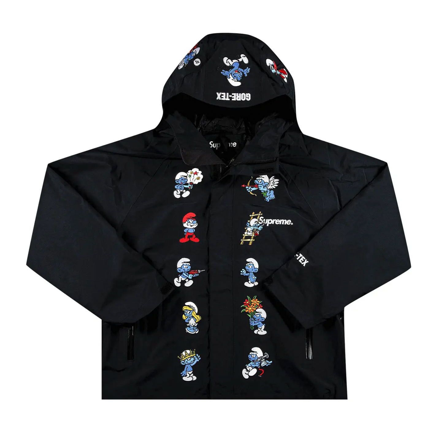 Supreme Smurfs GORE-TEX Shell Jacket Black [USED] - L (Used)