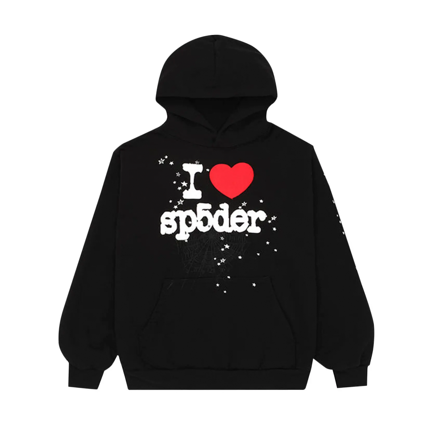 Sp5der I Heart SP5 Souvenir Hoodie Black [USED] - M (Used)