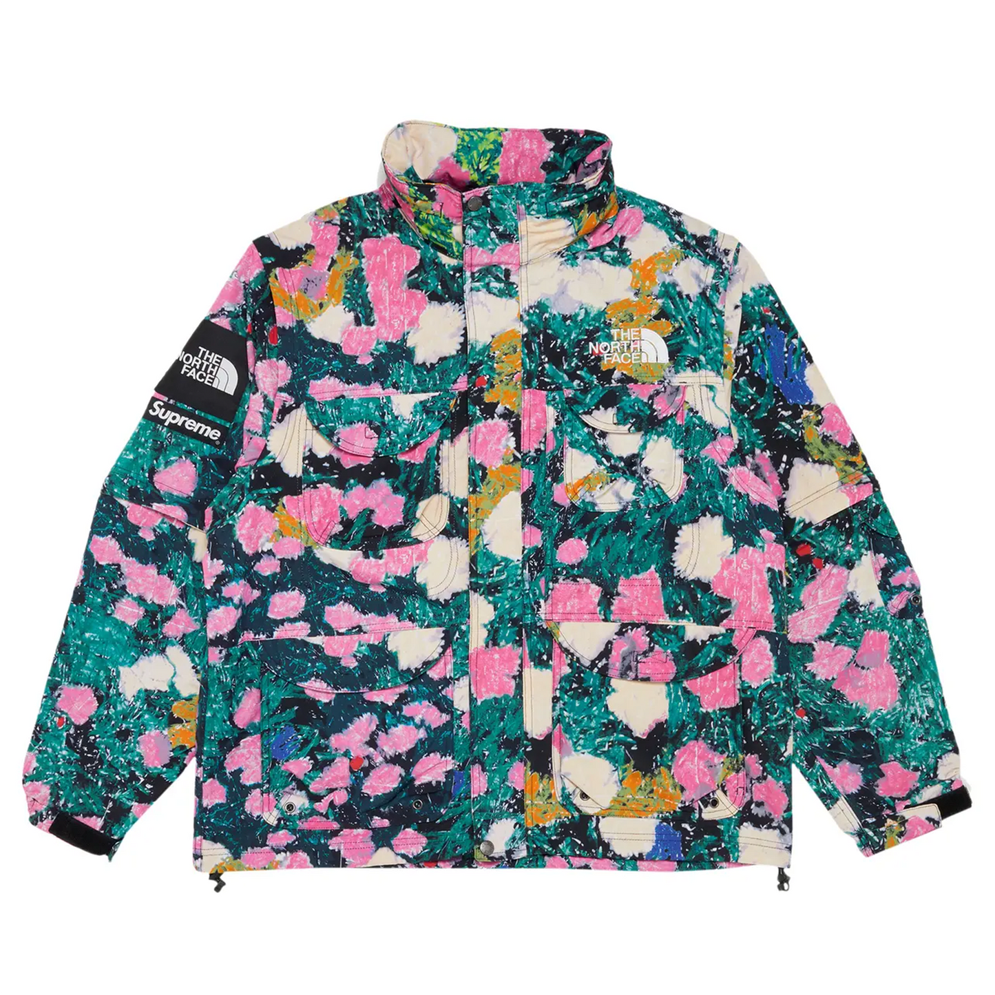 Supreme The North Face Trekking Convertible Jacket Flowers [USED] - L (Used)