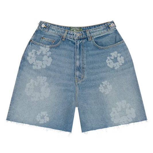 Denim Tears Laser Wreath Denim Short Blue