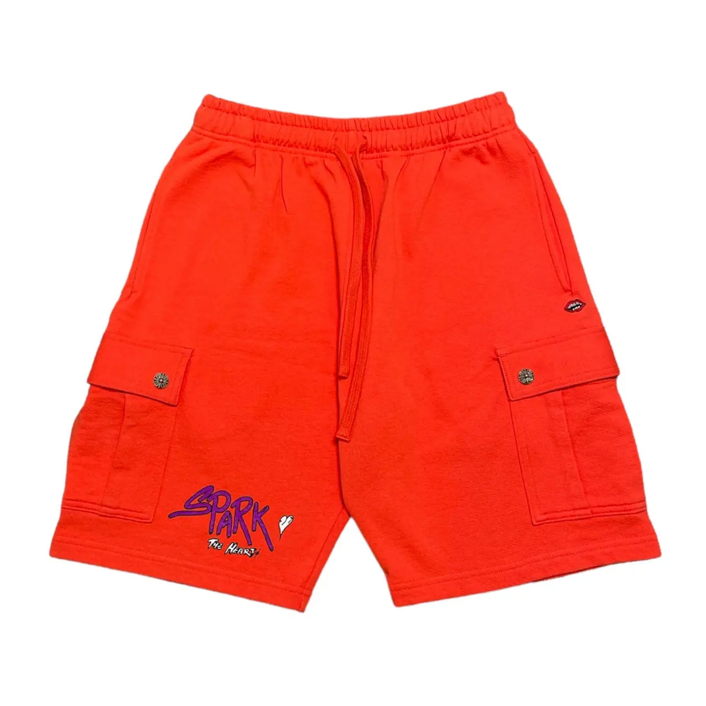 Chrome Hearts Matty Boy 'Spark the Heart' Cargo Sweat Shorts