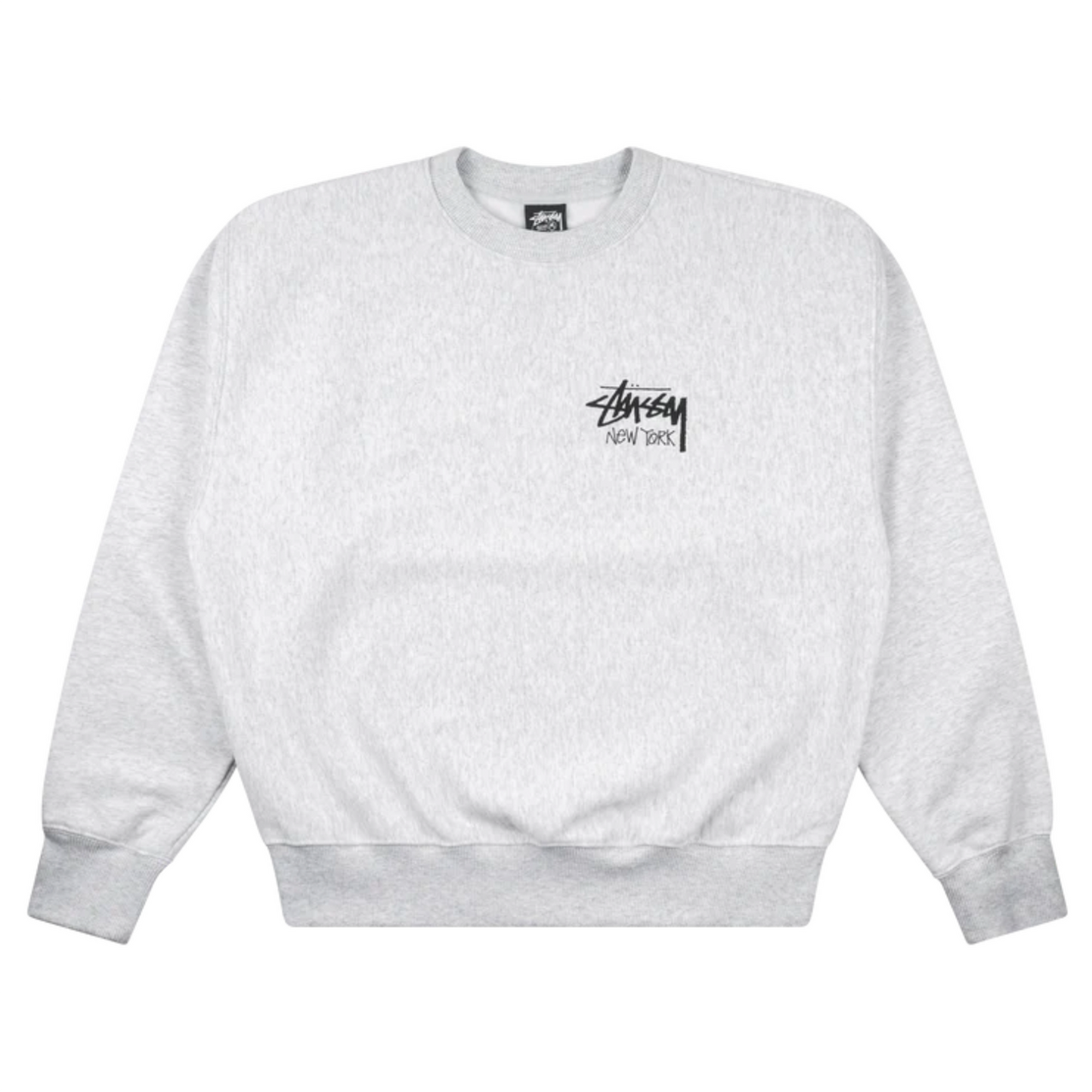 Stussy Stock New York Crewneck Grey