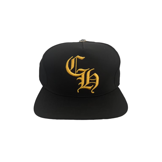 Chrome Hearts CH Baseball Cap Black/Yellow [USED]