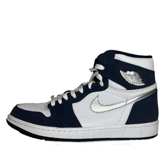 DC1788 100 Jordan 1 Co.JP Midnight Navy 2020 [USED] - 9.5 M (Used)