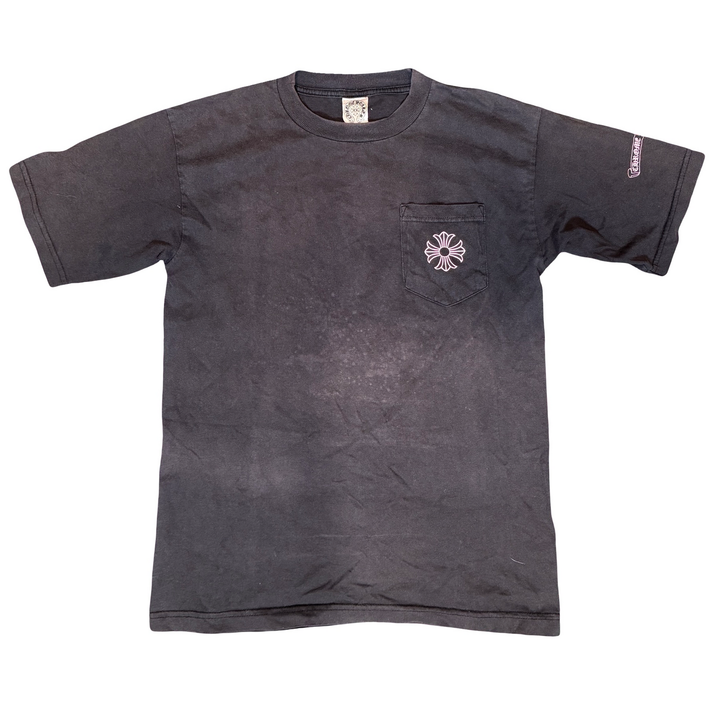 Chrome Hearts Vintage Pink Cross Cemetary Tee [USED] - M (Used)