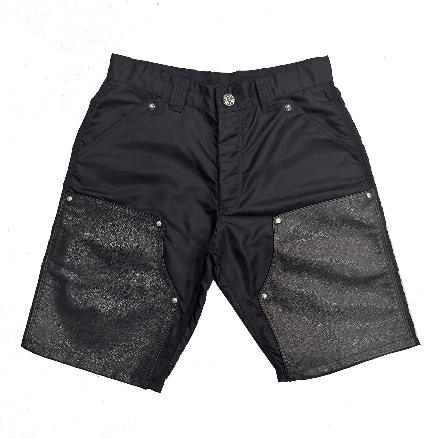 Chrome Hearts Black Carpenter Leather Shorts [USED] - 32 (Used)