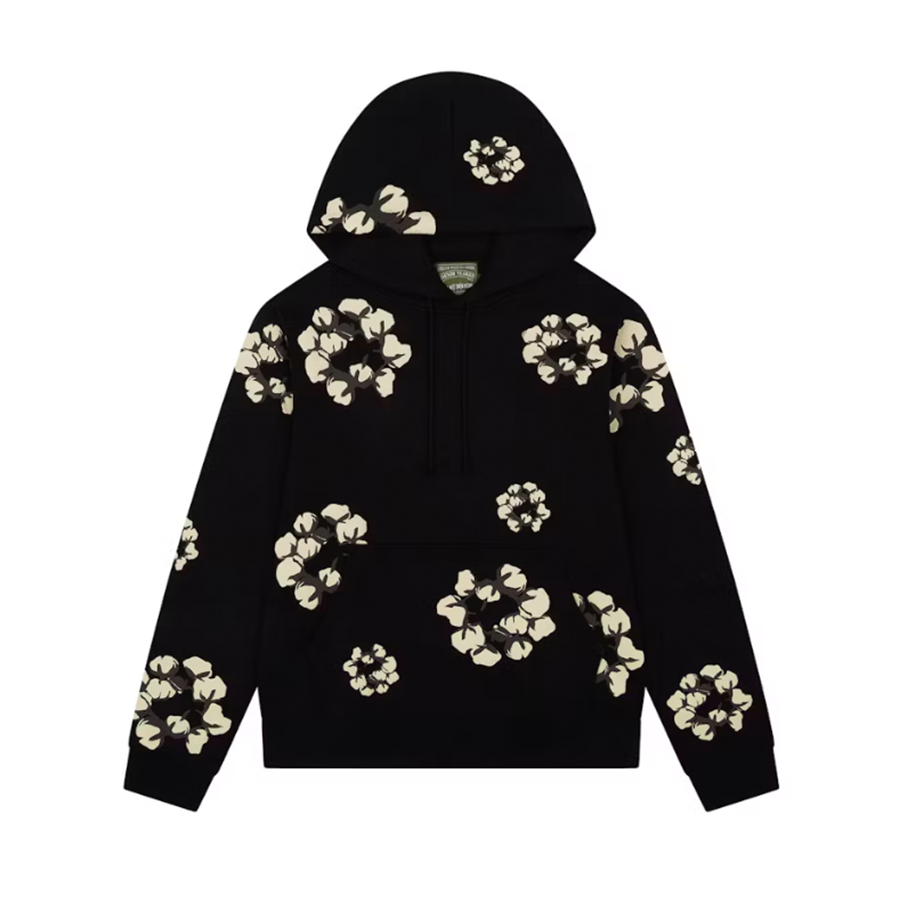 Denim Tears x CPFM Cactus Tears Wreath Hoodie Black