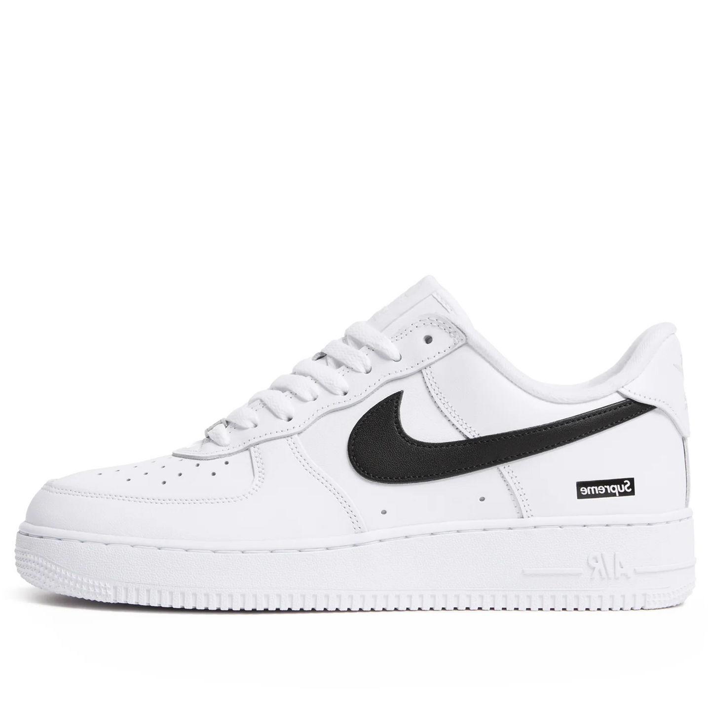 CU9225 102 Nike Air Force 1 Low Supreme White Black