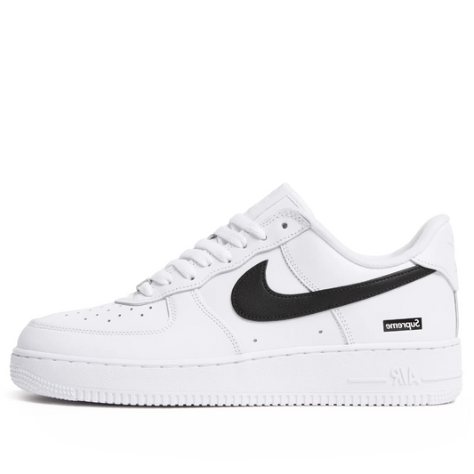 CU9225 102 Nike Air Force 1 Low Supreme White Black