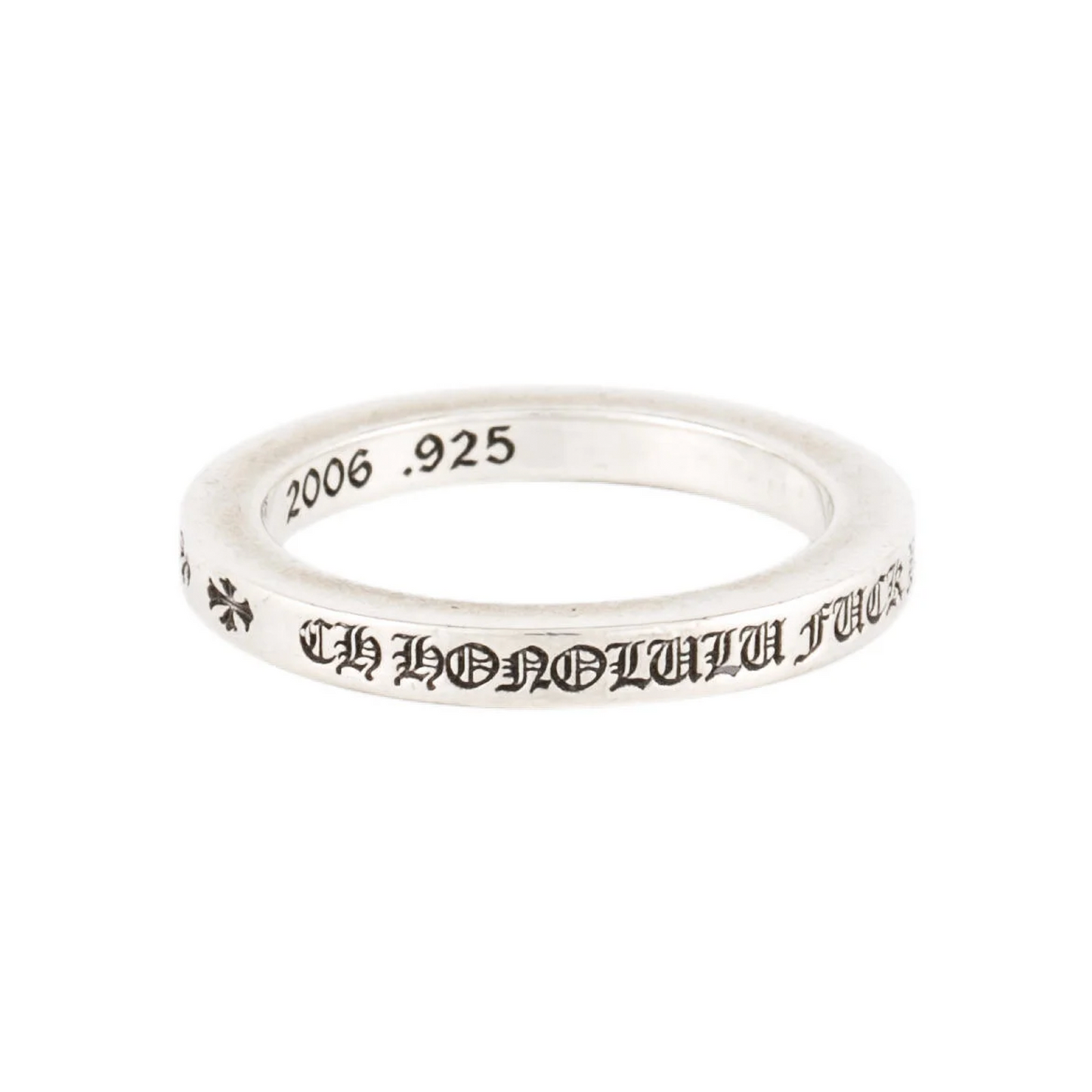 Chrome Hearts 3MM 'Honolulu' Exclusive Spacer Ring - US 9