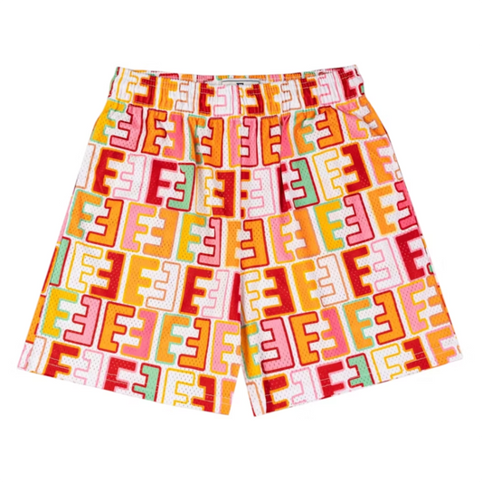 Eric Emanuel EE Pattern Basic Short White/Multicolor
