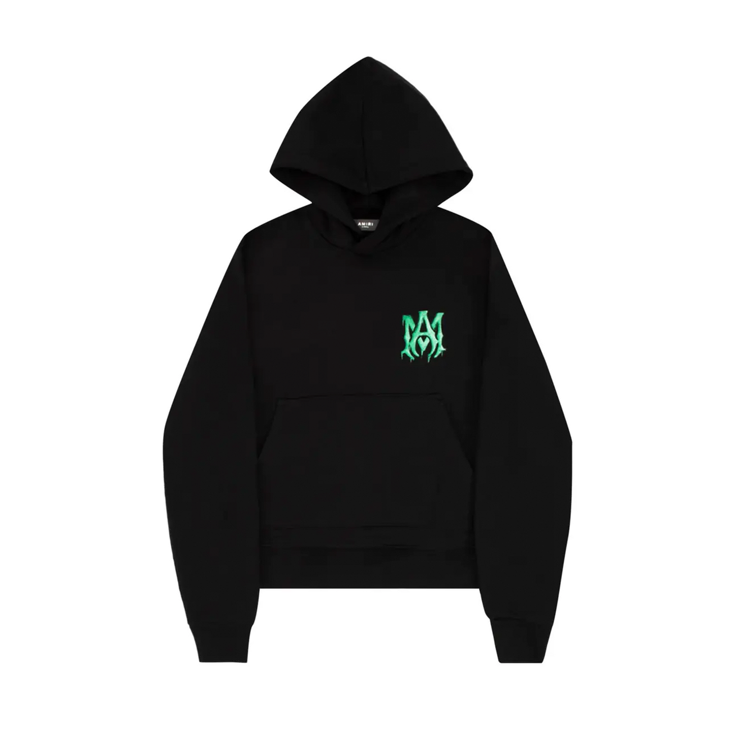 Amiri Watercolor MA Hoodie 'Black/Green' [USED] - XL (Used)