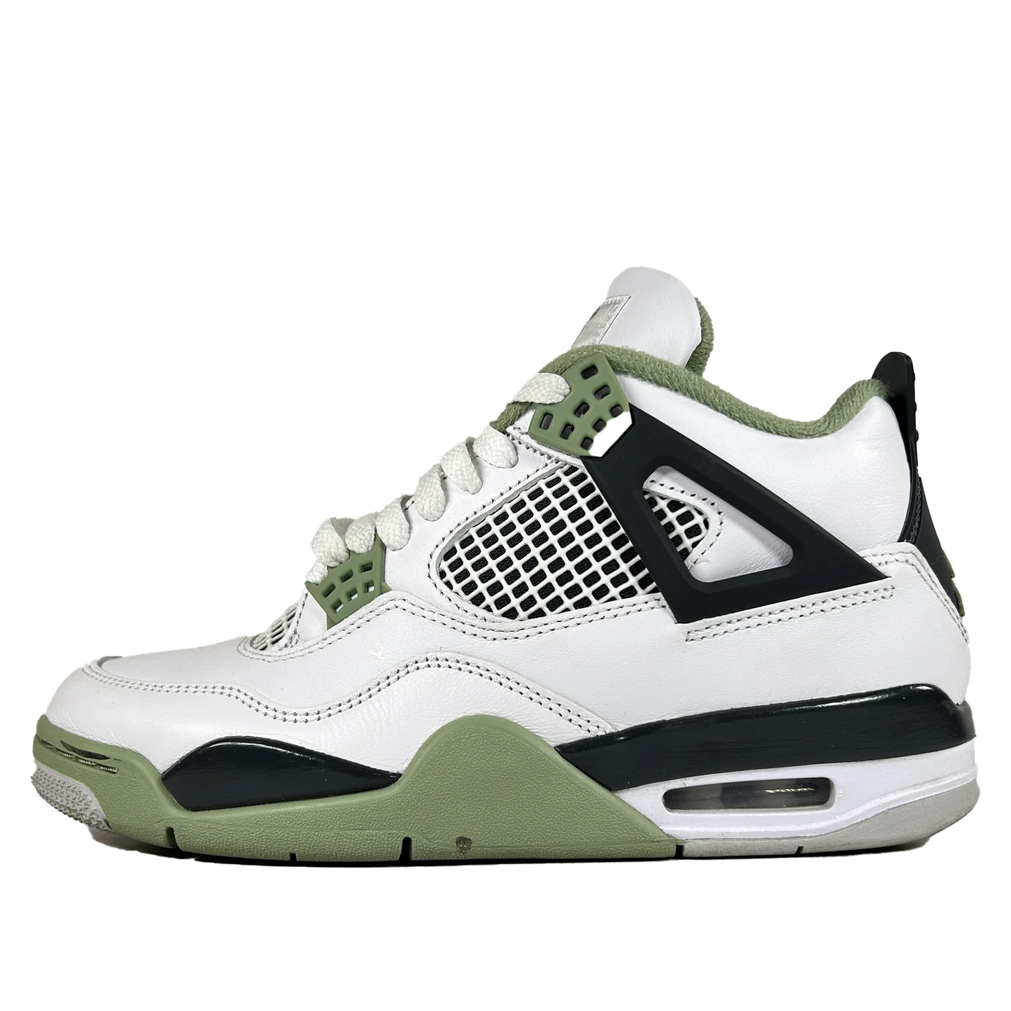 AQ9129 103 Jordan 4 Retro Seafoam (W) [USED] - 8W (Used)
