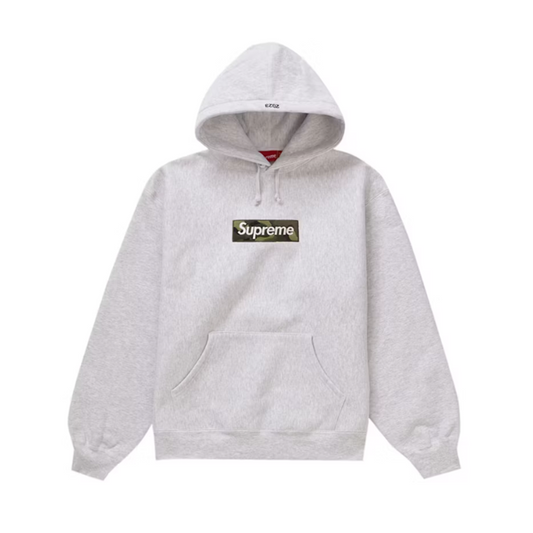 Supreme Box Logo Hooded Sweatshirt (FW23) Ash Grey