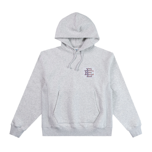 Eric Emanuel EE Swarovski Hoodie Grey