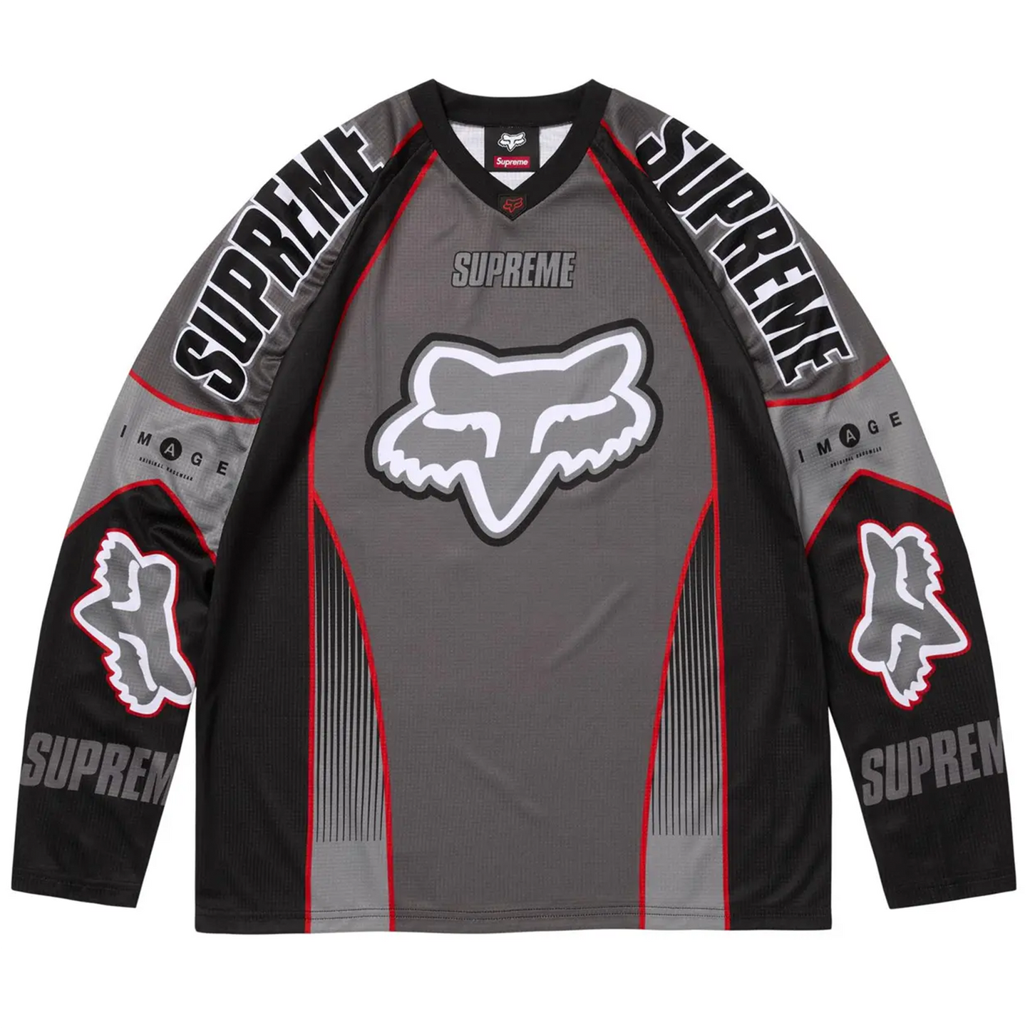 Supreme x Fox Racing DMX Jersey Black