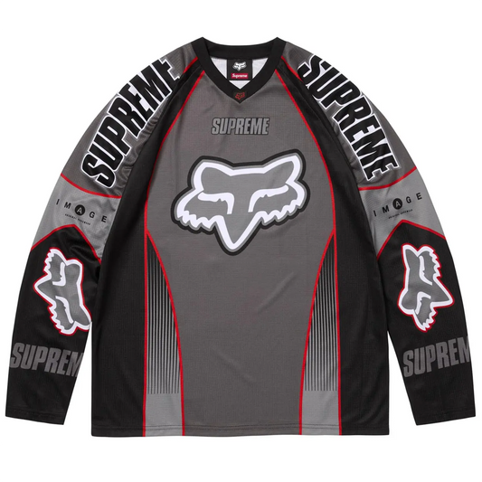 Supreme x Fox Racing DMX Jersey Black